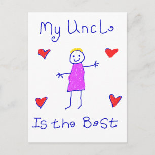 My Uncle is the Best Postcard