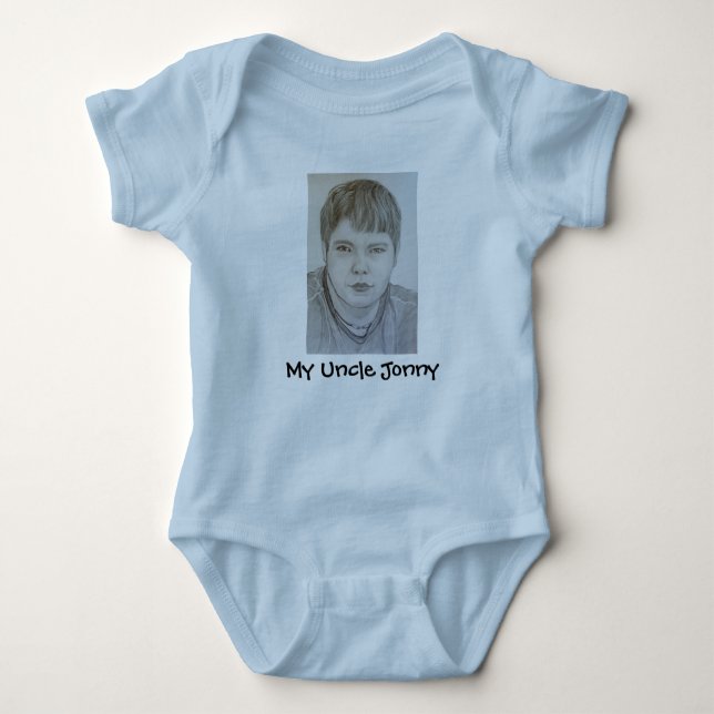 My Uncle Jonny Baby Bodysuit (Front)