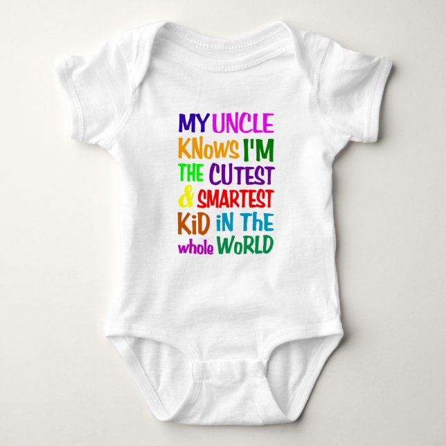 My Uncle Knows shirt - choose style (Front)
