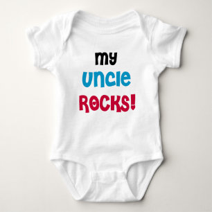 My Uncle Rocks Baby Bodysuit