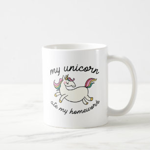 My Unicorn Ate My Homework Coffee Mug