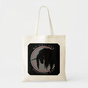 My Unicorn Shopping Bag (grey and maroon)