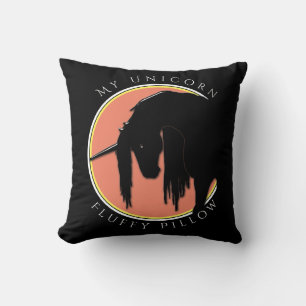 My Unicorn (yellow/salmon) Cushion