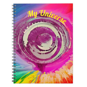 “My Universe” - Artistic Galaxy Notebook