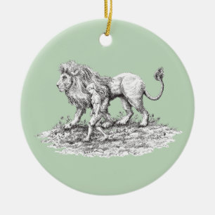 My Unseen Companion Ceramic Ornament