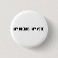 My uterus my vote white & black abortion rights