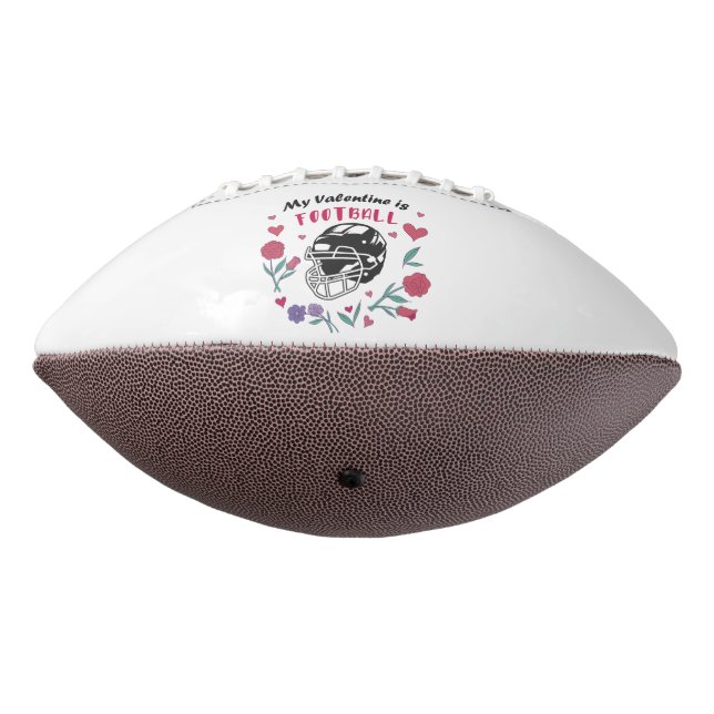 My Valentine is Football Business Card Napkins (Rotated 270)