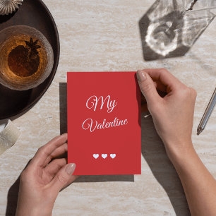 My Valentine Love Holiday Card