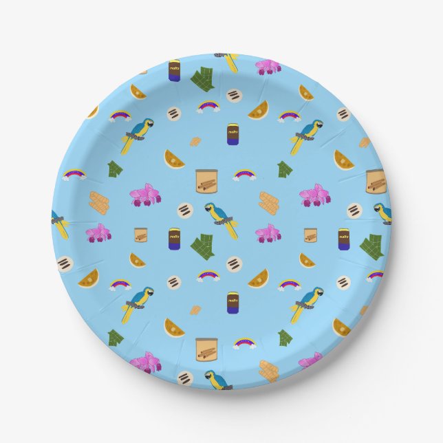 My Venezuela Paper Plate (Front)