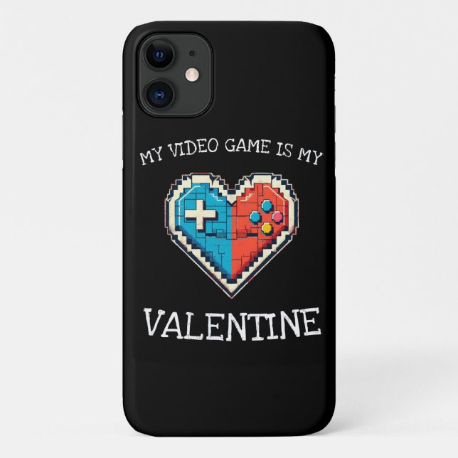 My Video Game is My Valentine Case-Mate iPhone Case (Back)