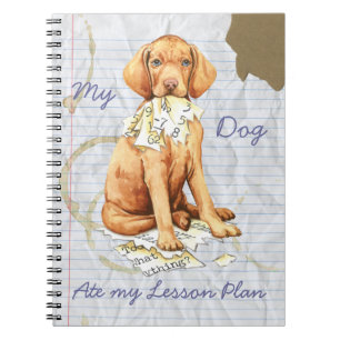 My Vizsla Ate my Lesson Plan Notebook