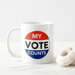 My Vote Counts Coffee Mug