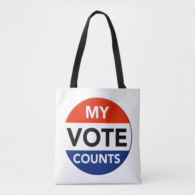 My Vote Counts Tote Bag (Front)