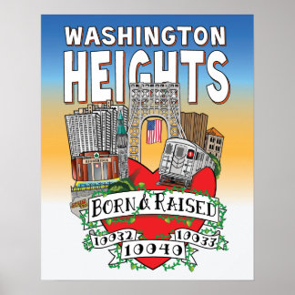 MY WASHINGTON HEIGHTS POSTER
