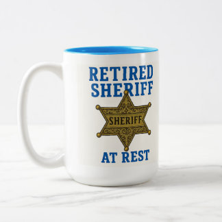 My Watch as Sheriff has ended Two-Tone Coffee Mug