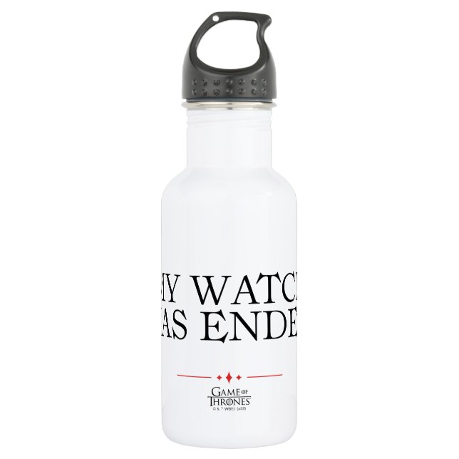 My Watch Has Ended 532 Ml Water Bottle (Front)