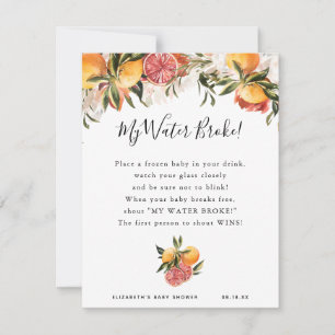 My Water Broke Baby Shower Game