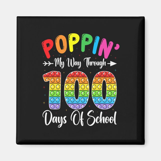 My Way Through 100 Days  Magnet (Front)