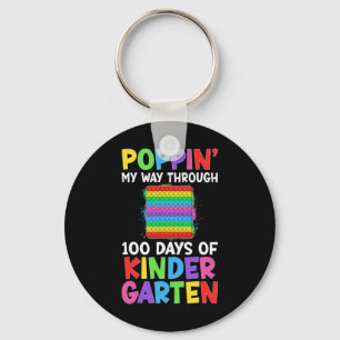 My Way Through 100 Days Of Kindergarten Student Ki Key Ring