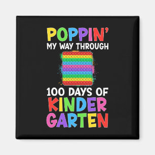 My Way Through 100 Days Of Kindergarten Student Ki Magnet