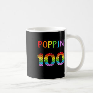 My Way Through 100 Days Of School Pop It Boy Girl Coffee Mug