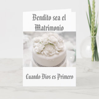 My Wedding Collection blessed is the marriage Card