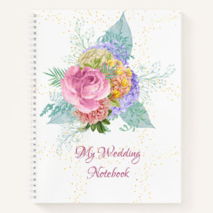 My Wedding Notebook Spring Bouquet