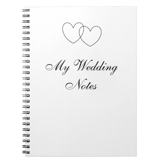 "My Wedding Notes" Notebook (Front)