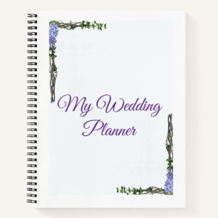 My Wedding Planner Journal   Elegant Floral Bridal