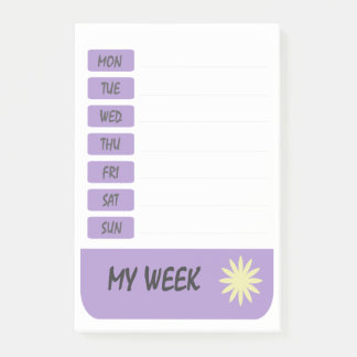 My week lest post-it notes