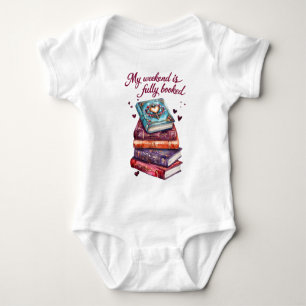 My weekend is fully booked baby bodysuit