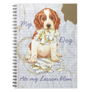 My Welsh Springer Ate My Lesson Plan Notebook