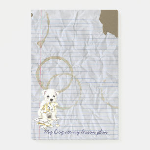 My Westie Ate my Lesson Plan Post-it Notes