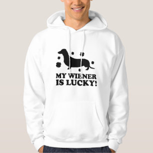 My Wiener Is Lucky Hoodie
