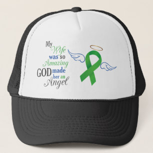 My Wife An Angel - Bile Duct Cancer Trucker Hat
