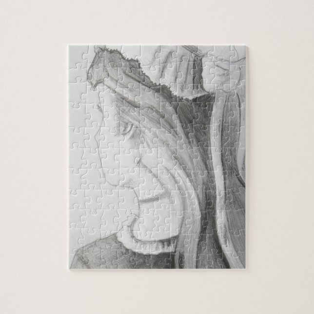 My Wife and My Mother-in-Law Jigsaw Puzzle (Vertical)