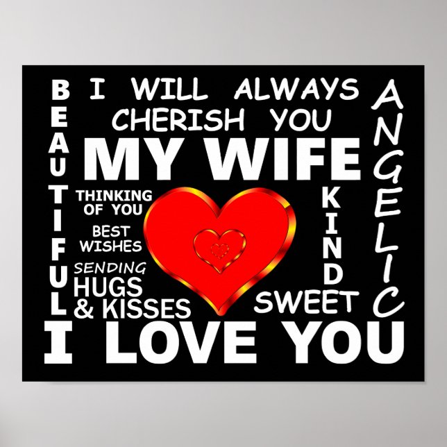 My Wife I Love You Poster (Front)