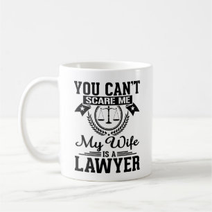 My Wife Is A Lawyer Gift For Husband Coffee Mug