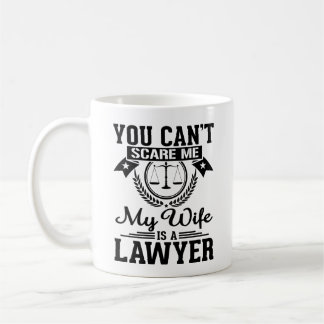 My Wife Is A Lawyer Gift For Husband Coffee Mug