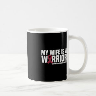 My Wife is a Warrior Brain Aneurysm Awareness Coffee Mug