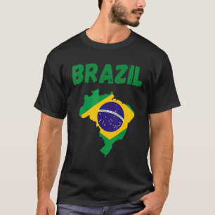 My Wife Is Brazilian Brazil Heritage Roots Flag Pr T-Shirt