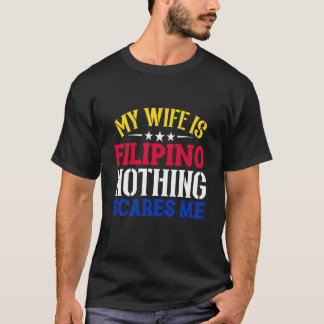 My Wife Is Filipino Republic Of The Philippines Ro T-Shirt