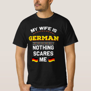 My Wife is German Alemania Republic Germany Roots  T-Shirt