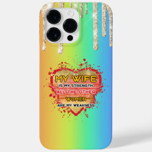 My Wife Is My Strength Magnet Keychain Case-Mate iPhone 14 Pro Max Case