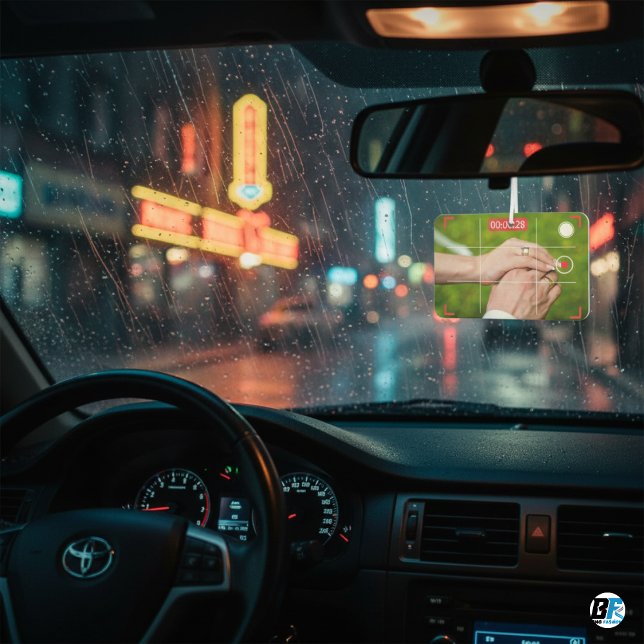 My Wife, My Life - Custom Elegant Photo Rec Car Air Freshener (Creator Uploaded)