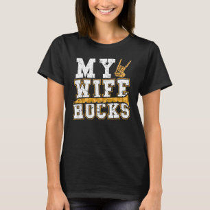 My Wife Rocks Fluting & Flute T-Shirt