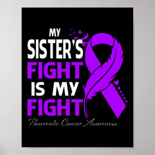 My Wife’s Fight Is My Fight Pancreatic Cancer Awar Poster