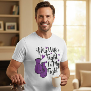 My Wifes Fight Is My Fight Epilepsy Tri-Blend Shirt