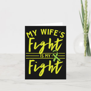 My Wife's Fight Is My Fight Kidney Disease Awarene Card