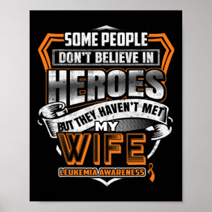 My Wife's Fight Is My Fight Leukaemia Awareness 2  Poster